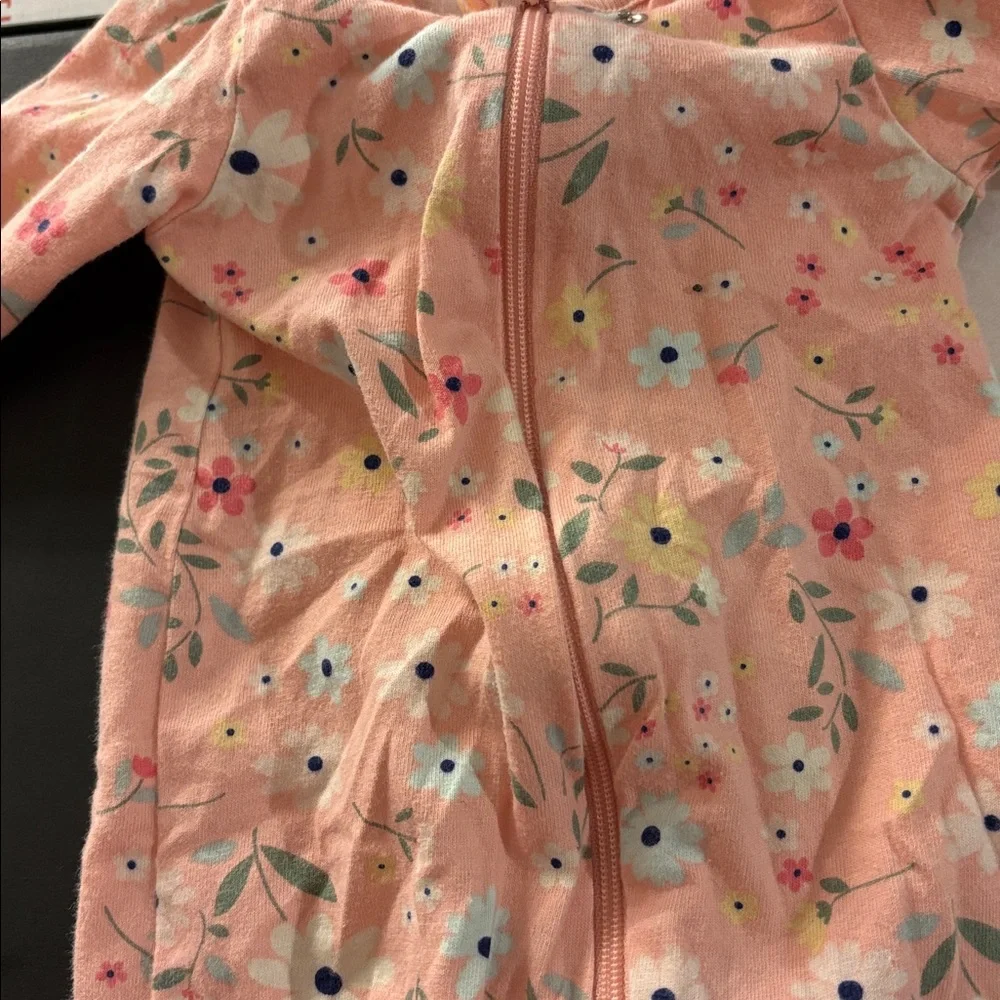 Gerber Pink Floral Kids onesie newborn